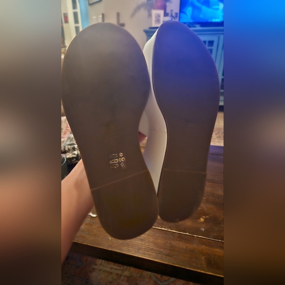 SHUTZ Marih Nappa Leather Platform Sandals In White. Size 8 - Picture 10 of 14